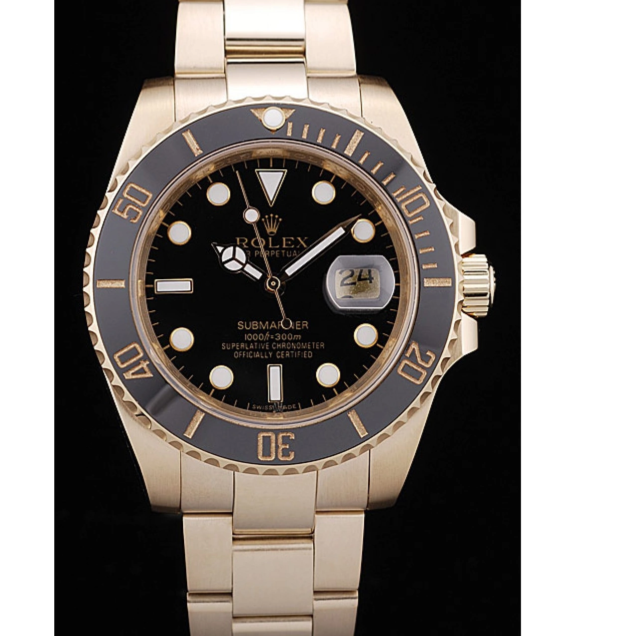Submariner Dial Black Bezel 98231 Ceramic Rolex Black 0819